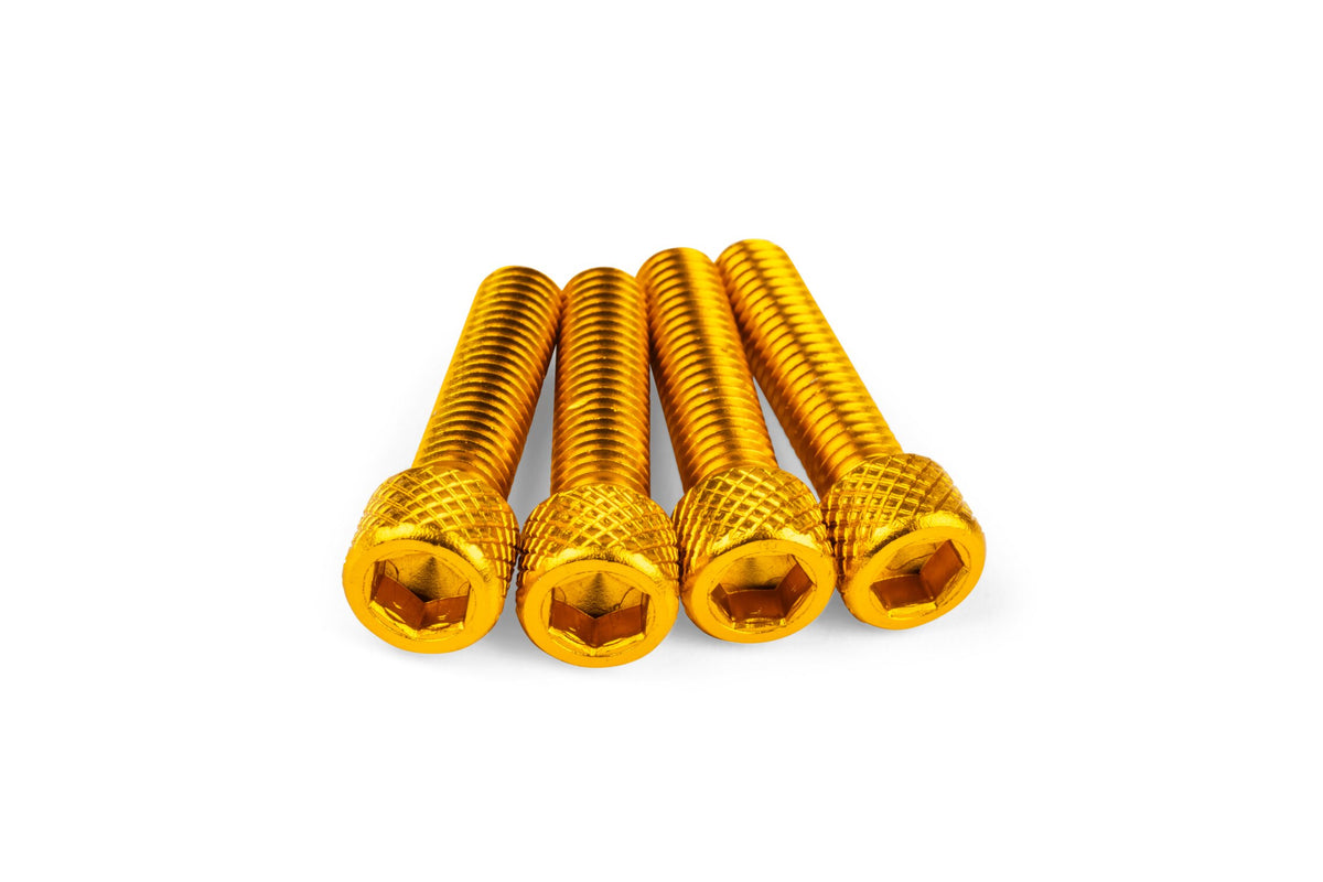 Intake Screw Set STR8 M6x25mm Alu Gold (x4)