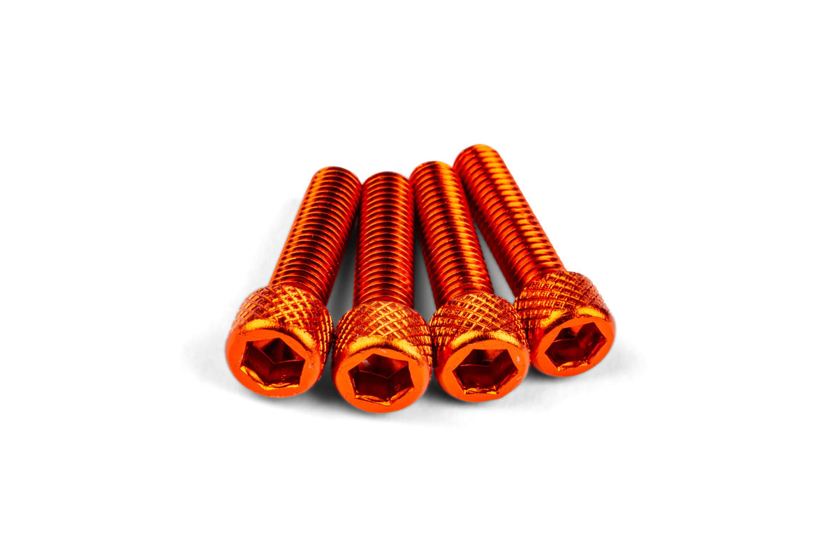 Intake Screw Set STR8 M6x25mm Alu Orange (x4)