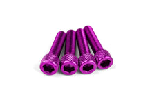Intake Screw Set STR8 M6x25mm Alu Purple (x4)