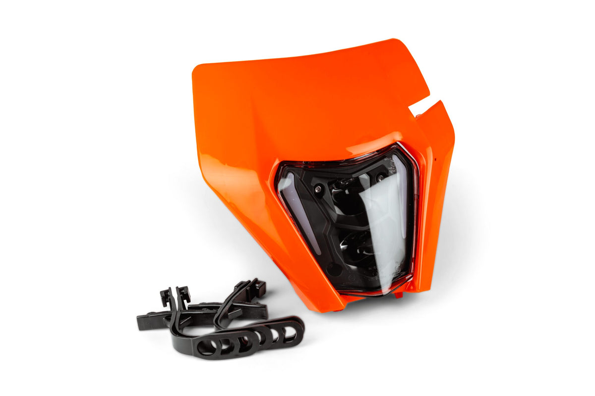 LED Enduro Headlight STR8 type KTM EXC V2 Orange