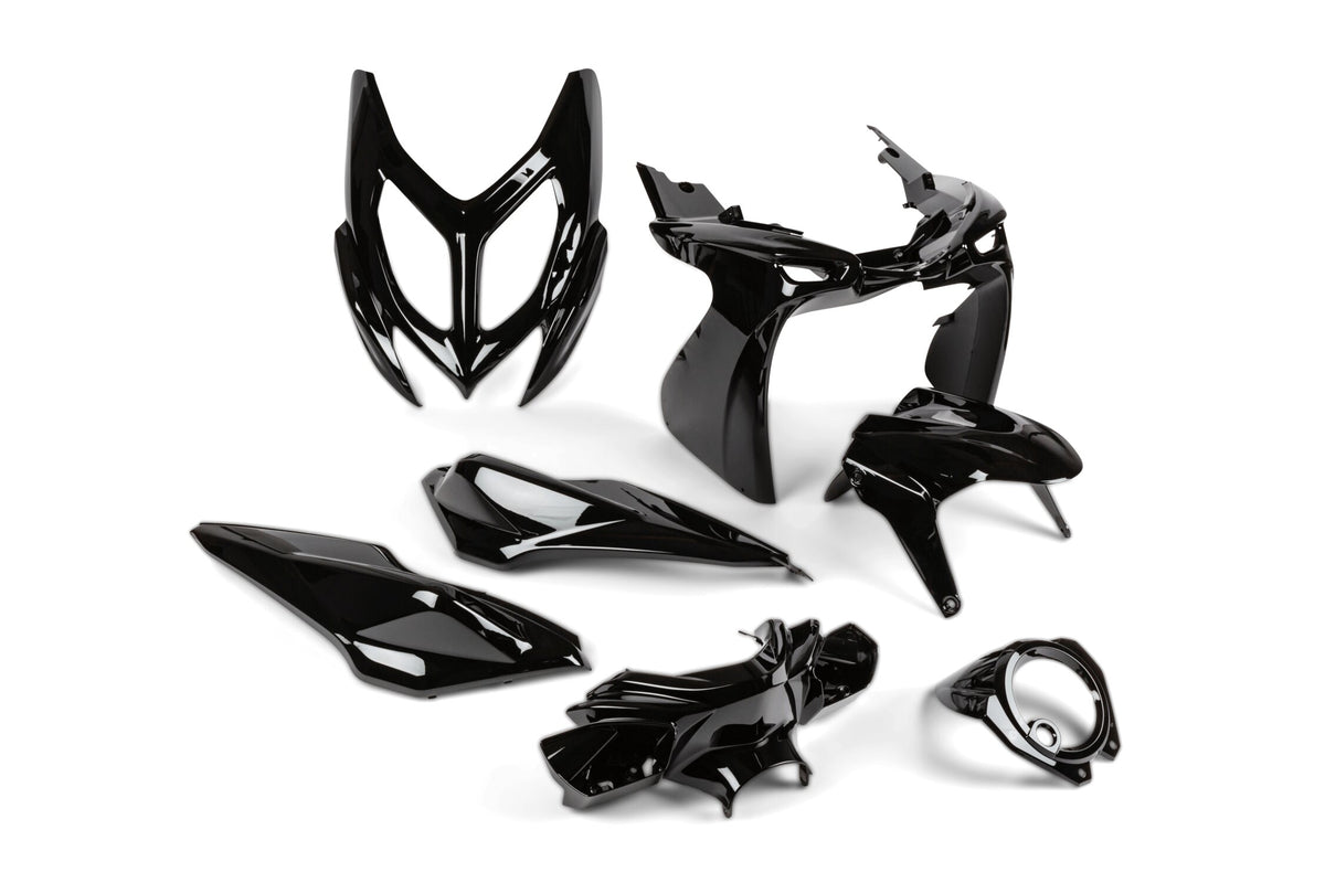 Fairing Kit STR8 7-piece Yamaha Aerox from 2013 black