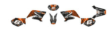 Graphics Kit Yamaha DT 50 Stage6 orange / black
