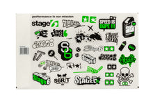 Sticker Set Stage6 A4 green