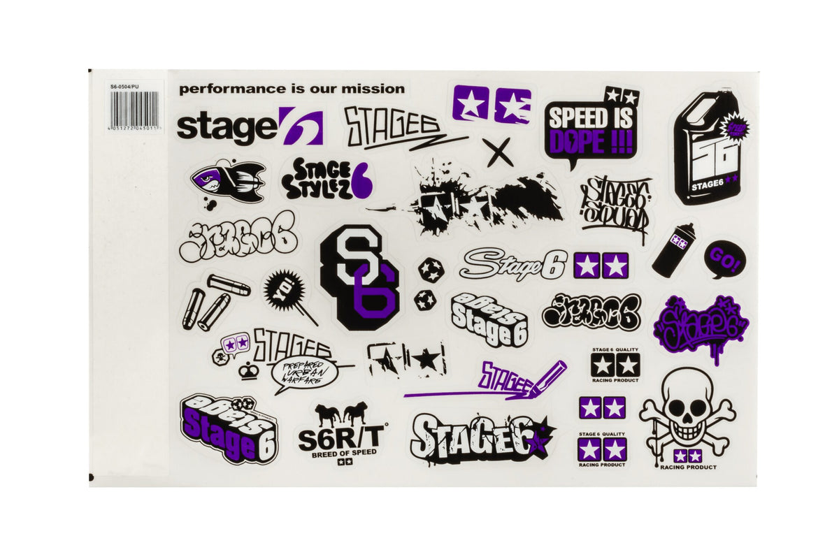 Sticker Set Stage6 A4 purple