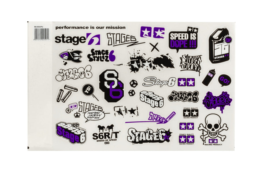 Sticker Set Stage6 A4 purple