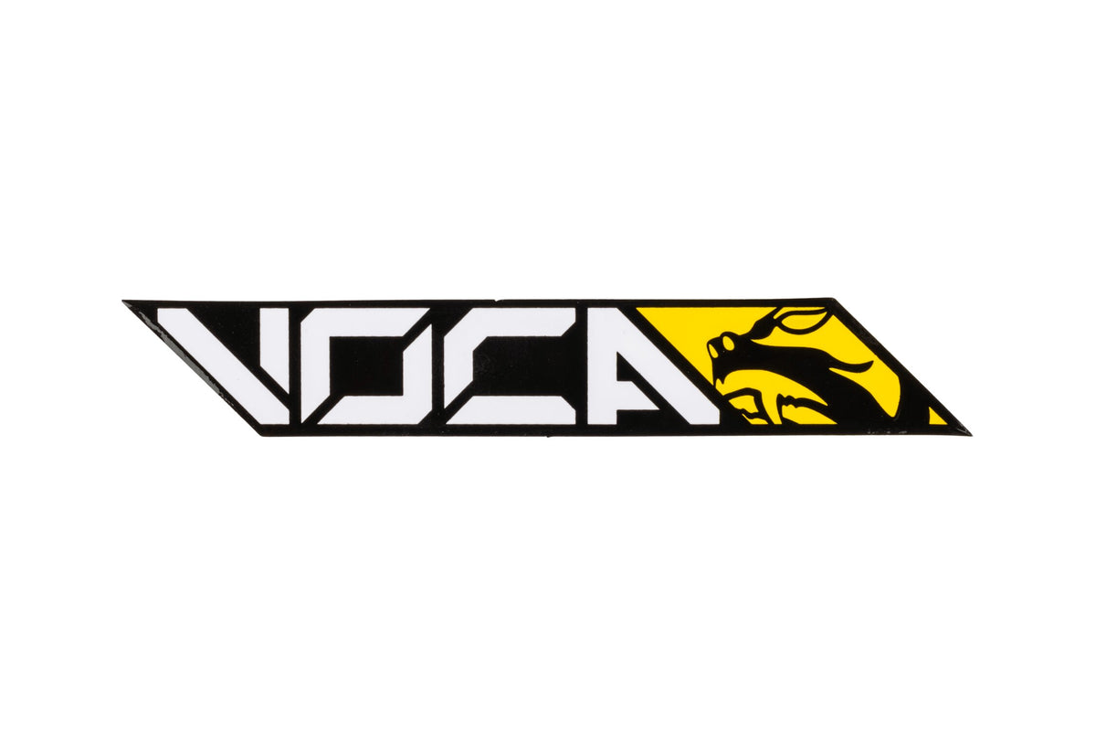 Sticker Voca yellow 14x2.2cm