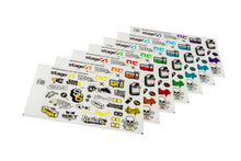 Sticker Set Stage6 A4 yellow