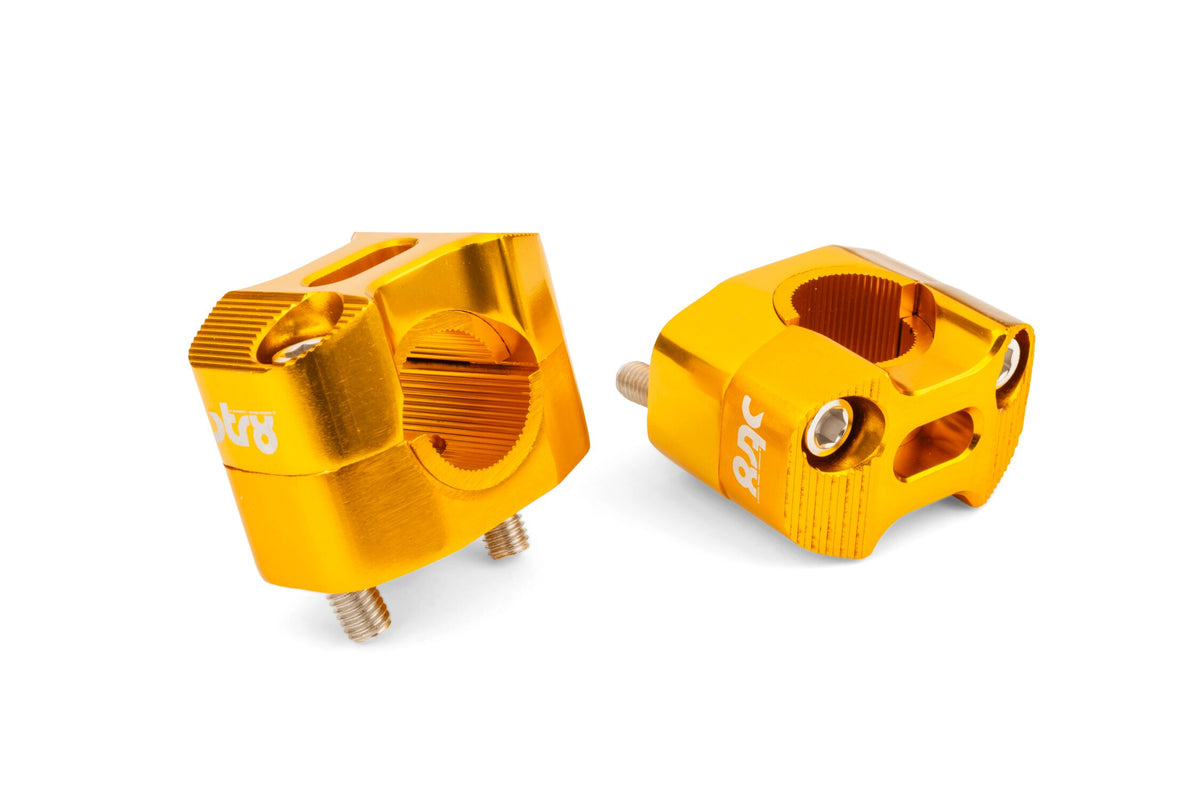 Handlebar Clamps STR8 22 - 28mm gold