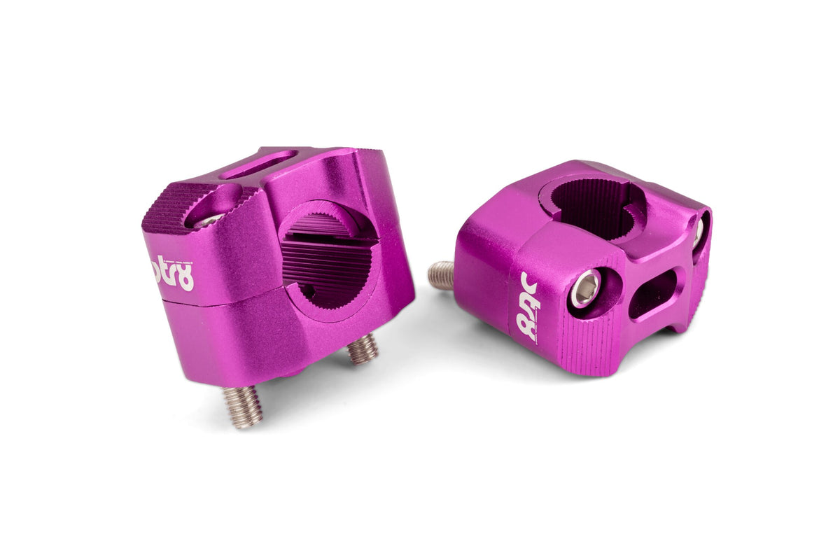 Handlebar Clamps STR8 22 - 28mm purple
