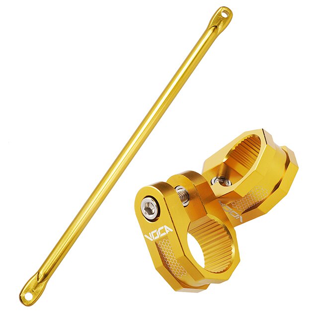 Crossbar and Clamps 22mm Voca Racing Alu gold