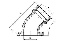 Intake Manifold Polini 360° 28.5mm CP EVO Piaggio / Gilera 50 - 180