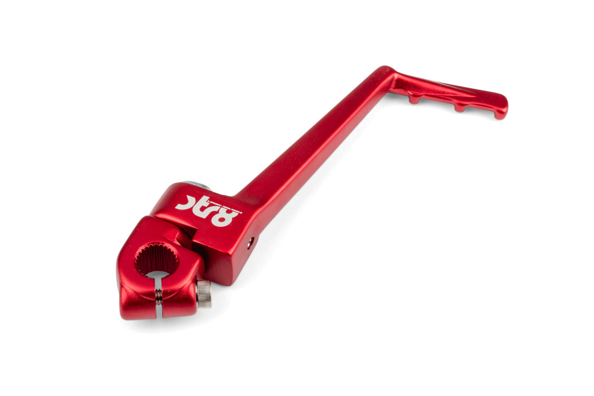 Kickstart Lever STR8 Derbi aluminium Red