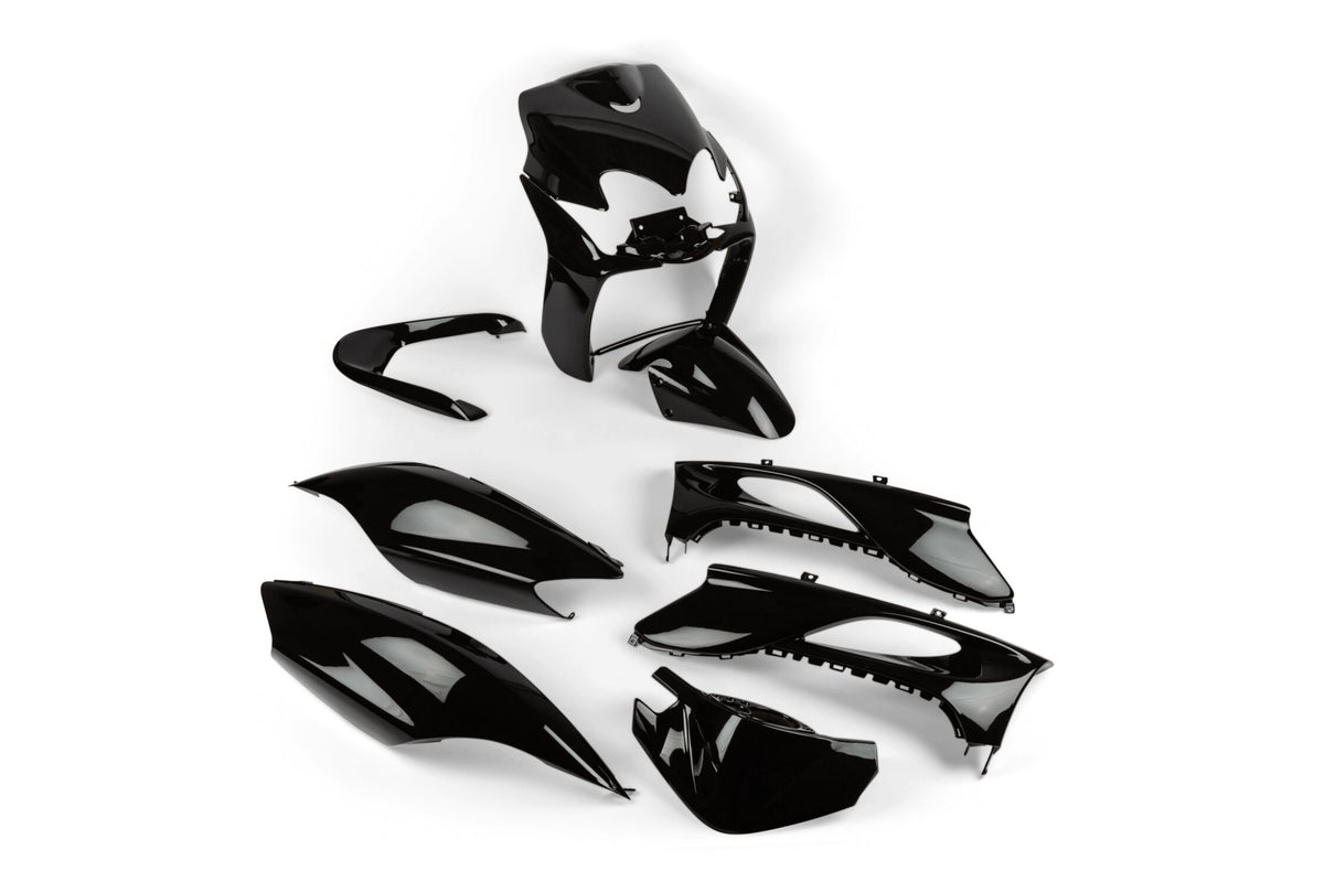 Fairing Kit STR8 9-piece black Yamaha Jog R