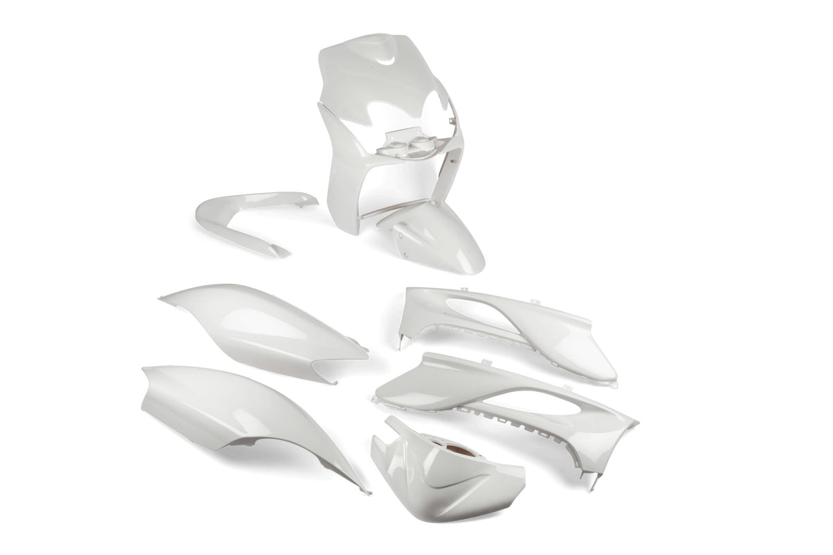 Fairing Kit STR8 9-piece white Yamaha Jog R
