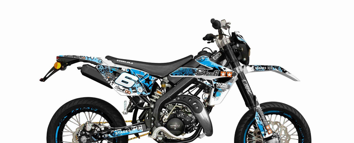 Graphics Kit Rieju MRT 2009 - 2021 Stage6 blue / black