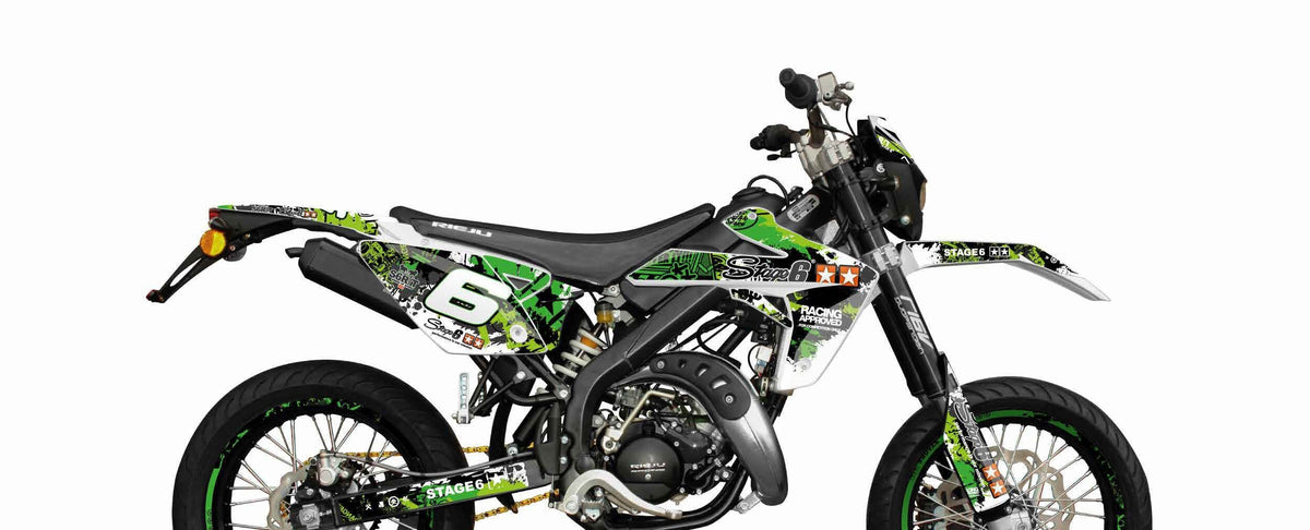 Graphics Kit Rieju MRT 2009 - 2021 Stage6 green / black
