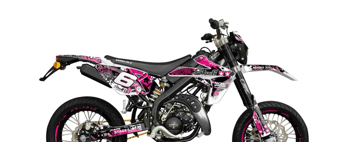 Graphics Kit Rieju MRT 2009 - 2021 Stage6 pink / black