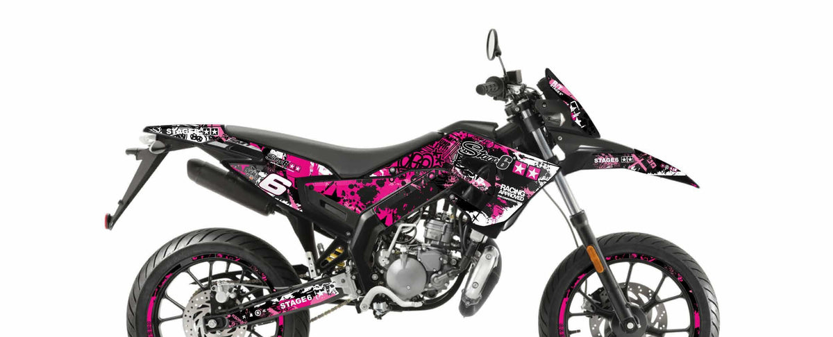 Graphics Kit Derbi Xtreme 2018 - 2020 pink / black