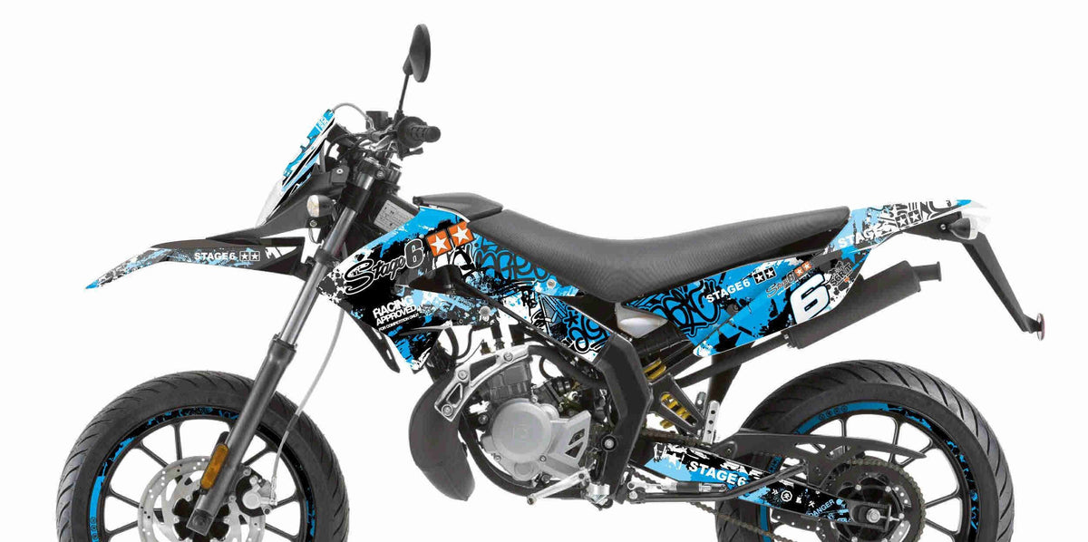 Graphics Kit Derbi Xtreme 2011 - 2017 Stage6 blue / black