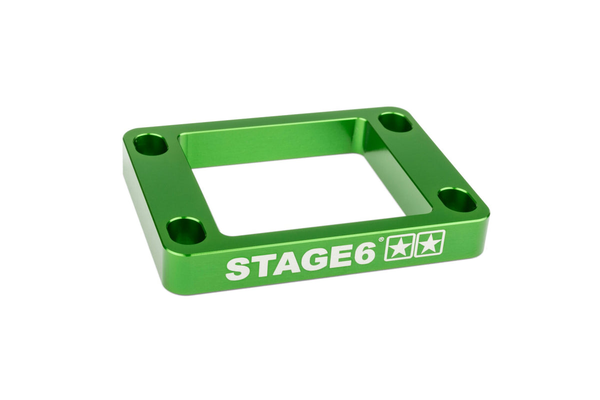 Reed Valve Spacer 10mm AM6 / Derbi Stage6 Green