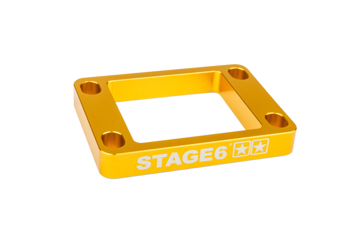 Reed Valve Spacer 10mm AM6 / Derbi Stage6 Yellow