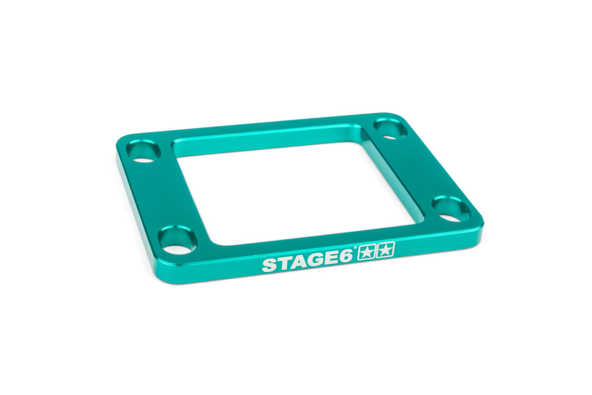 Reed Valve Spacer 5mm AM6 / Derbi Stage6 turquoise