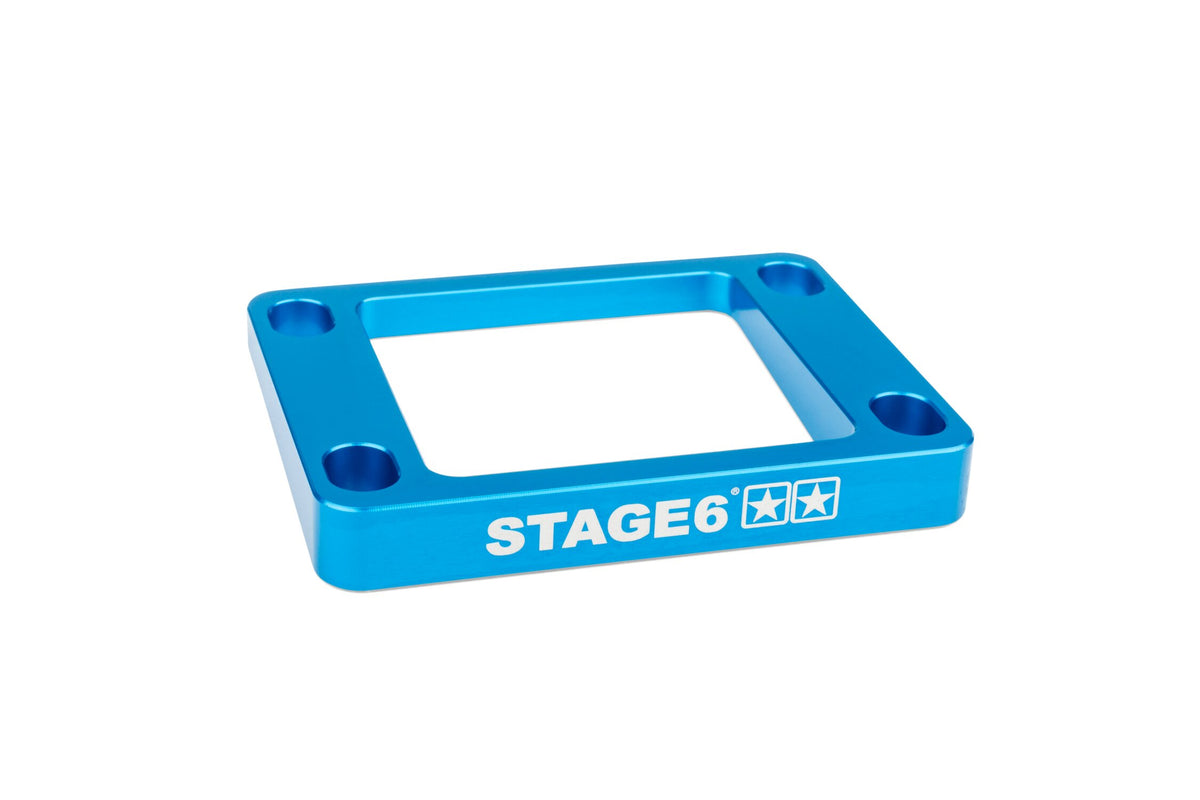 Reed Valve Spacer 5° incline AM6 / Derbi Stage6 Blue