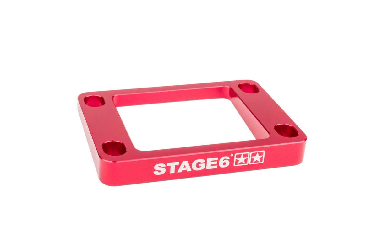 Reed Valve Spacer 5° incline AM6 / Derbi Stage6 Red