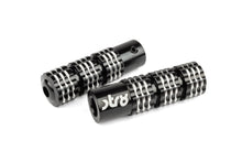 Footpegs STR8 Ultra Grip Alu Black