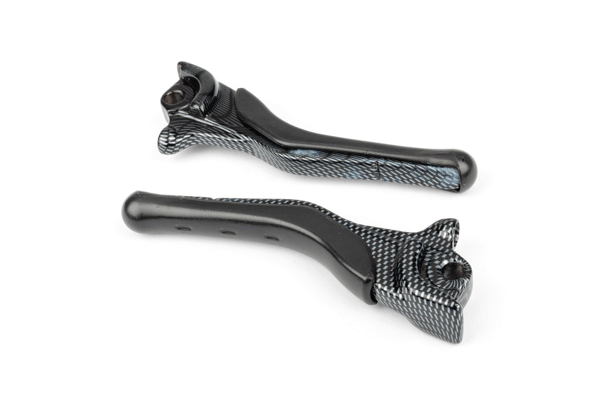 Lever Set STR8 carbon look Yamaha Aerox / Nitro up to 2012