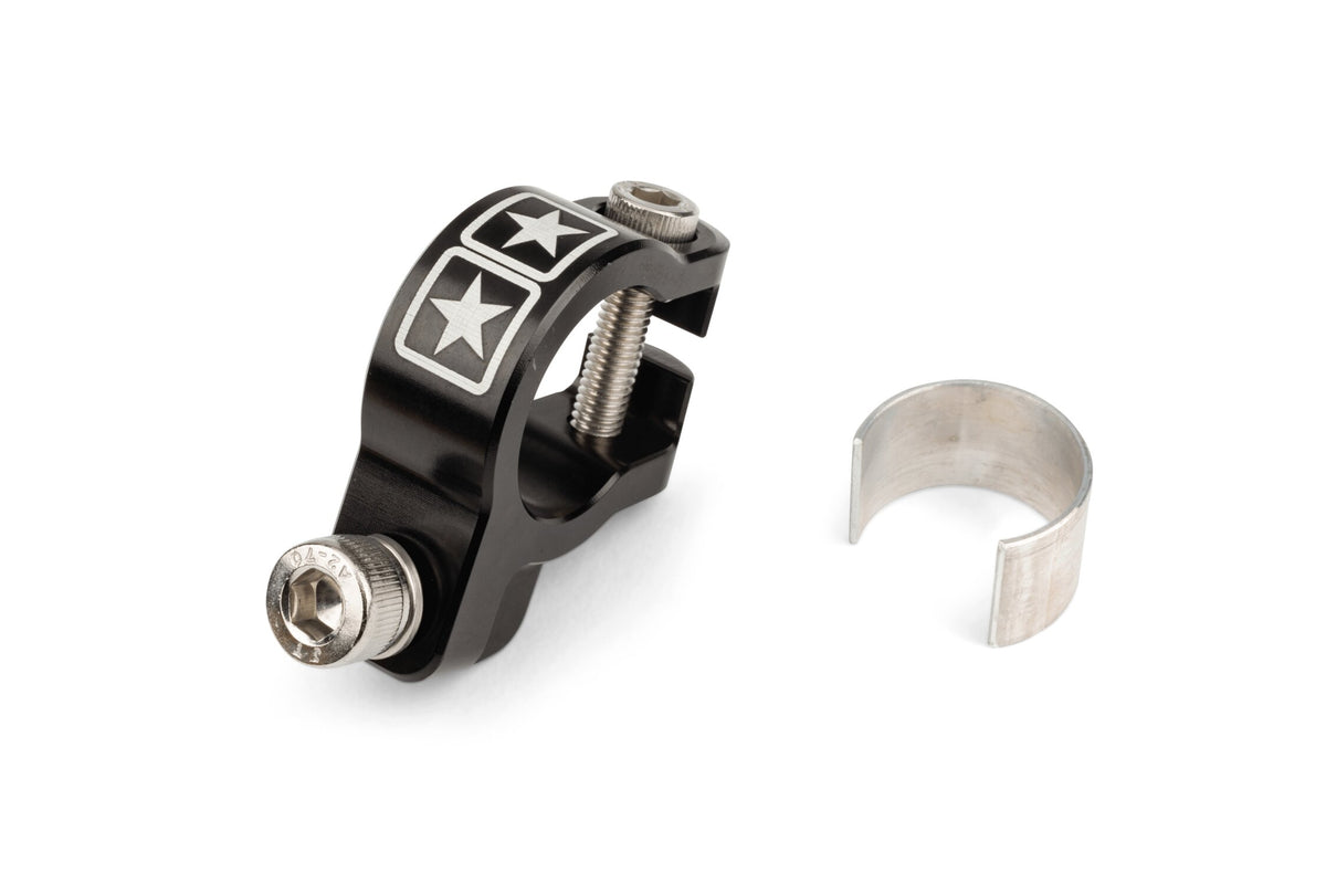 Exhaust Clamp Stage6 Alu CNC Black