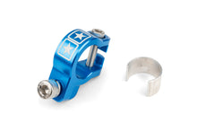 Exhaust Clamp Stage6 Alu CNC Blue