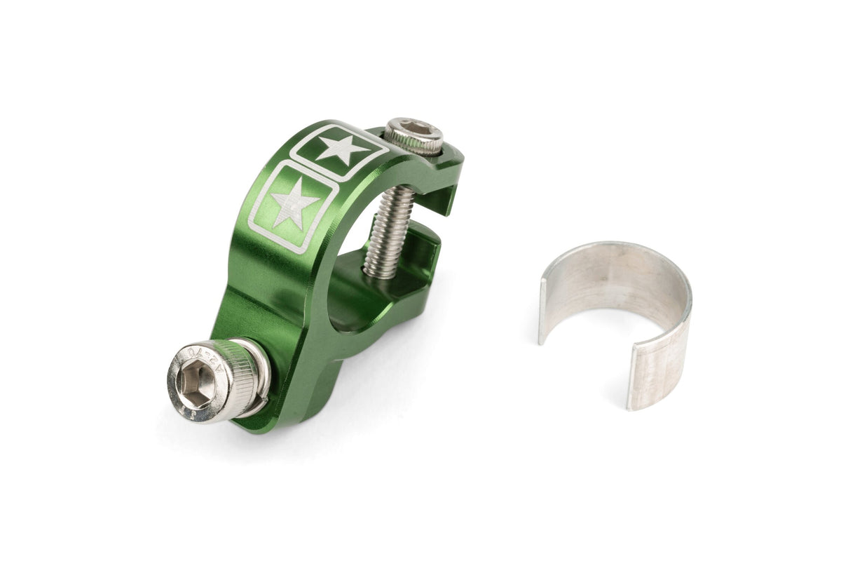 Exhaust Clamp Stage6 Alu CNC Green