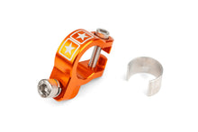 Exhaust Clamp Stage6 Alu CNC Orange