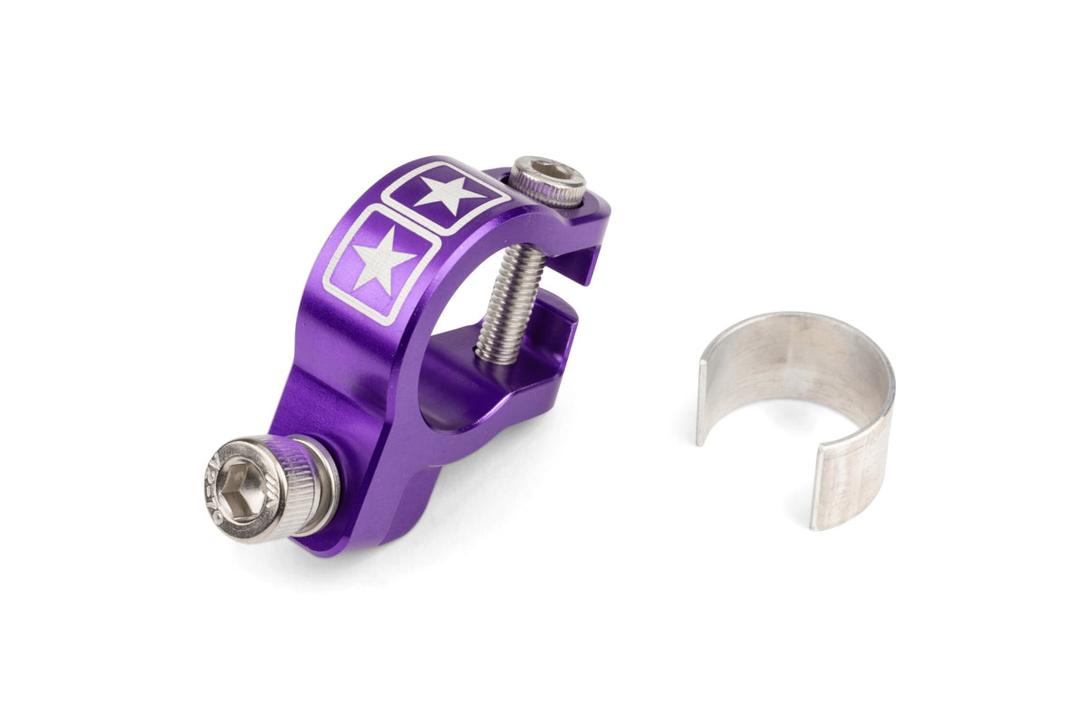 Exhaust Clamp Stage6 Alu CNC Purple