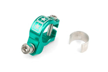 Exhaust Clamp Stage6 Alu CNC Turquoise