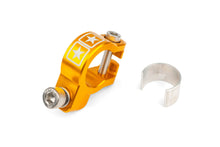 Exhaust Clamp Stage6 Alu CNC Yellow