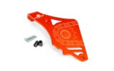 Sprocket Guard with clutch lever stop orange