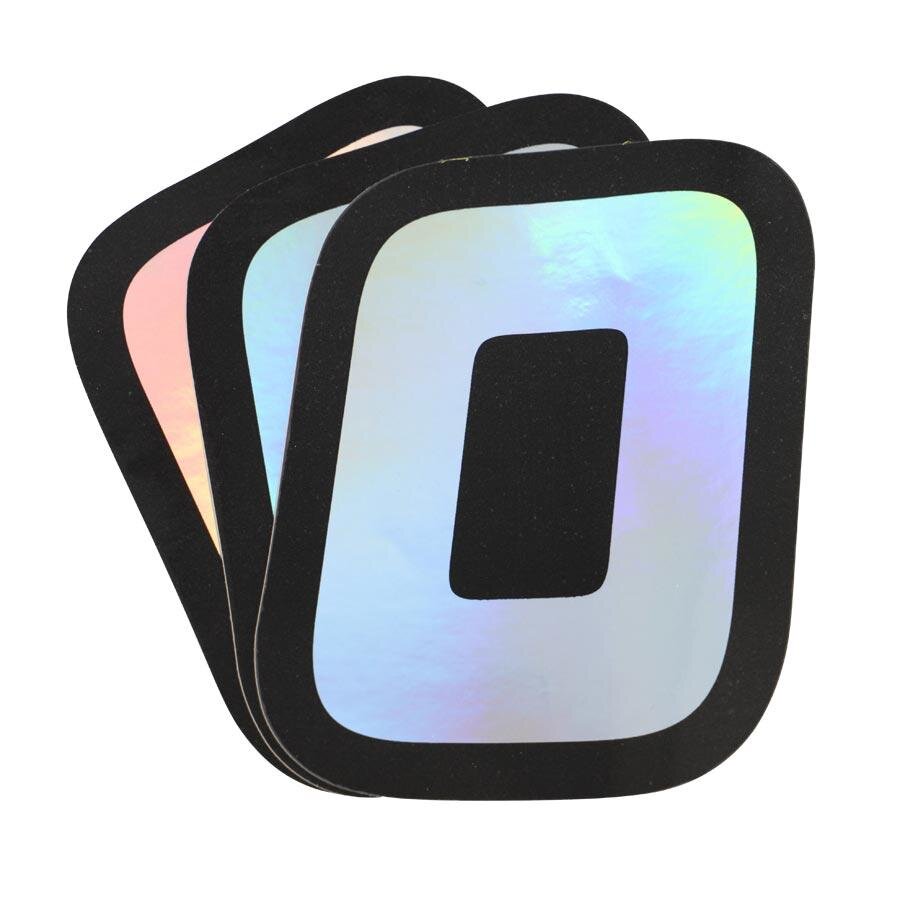 Sticker number 0 hologram Doppler 10x7,5cm (x3)