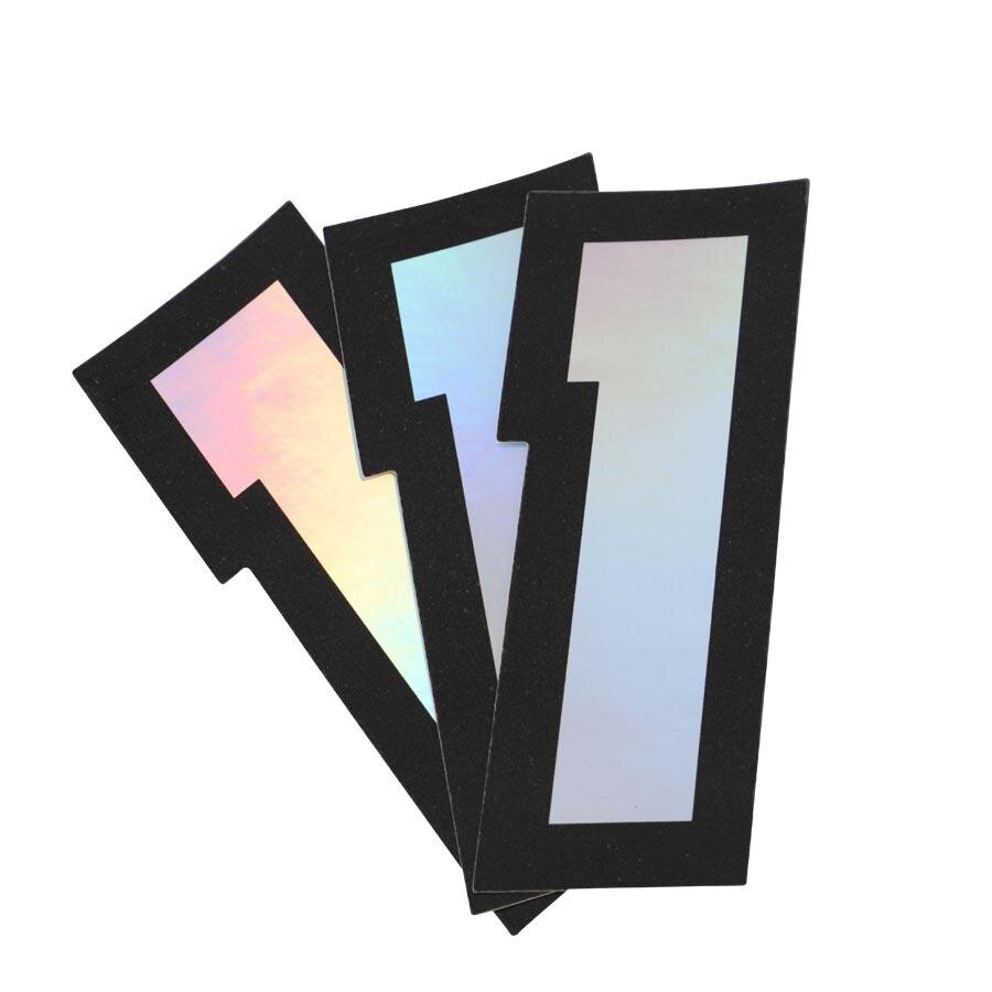 Sticker number 1 hologram Doppler 10x7,5cm (x3)