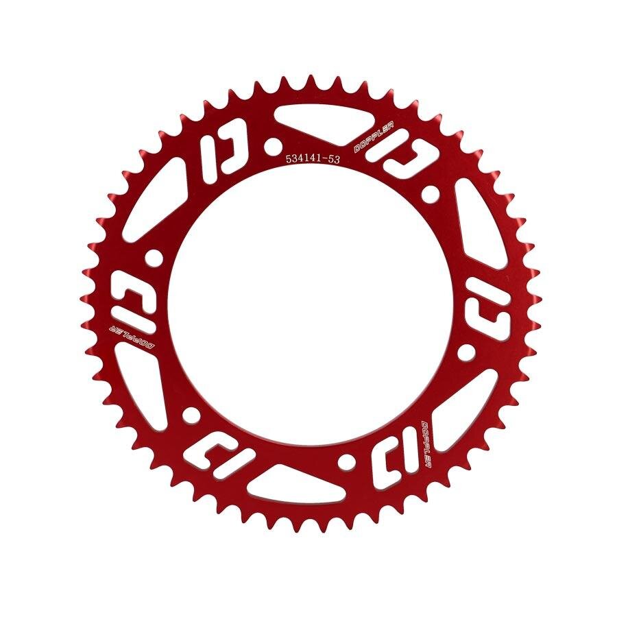 Rear Sprocket alu Fantic XM / XE Doppler 53T - 420 red