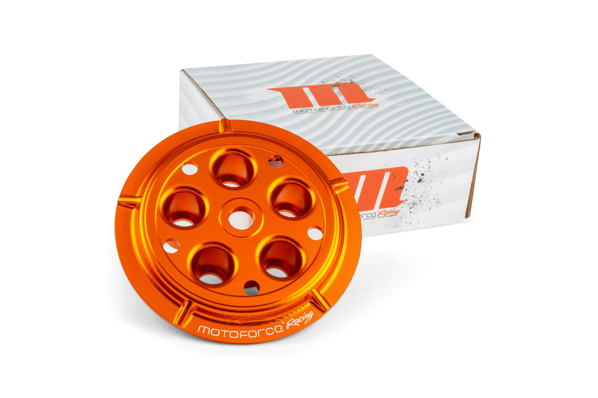 Clutch Pressure Plate MotoForce Racing CNC Orange Derbi