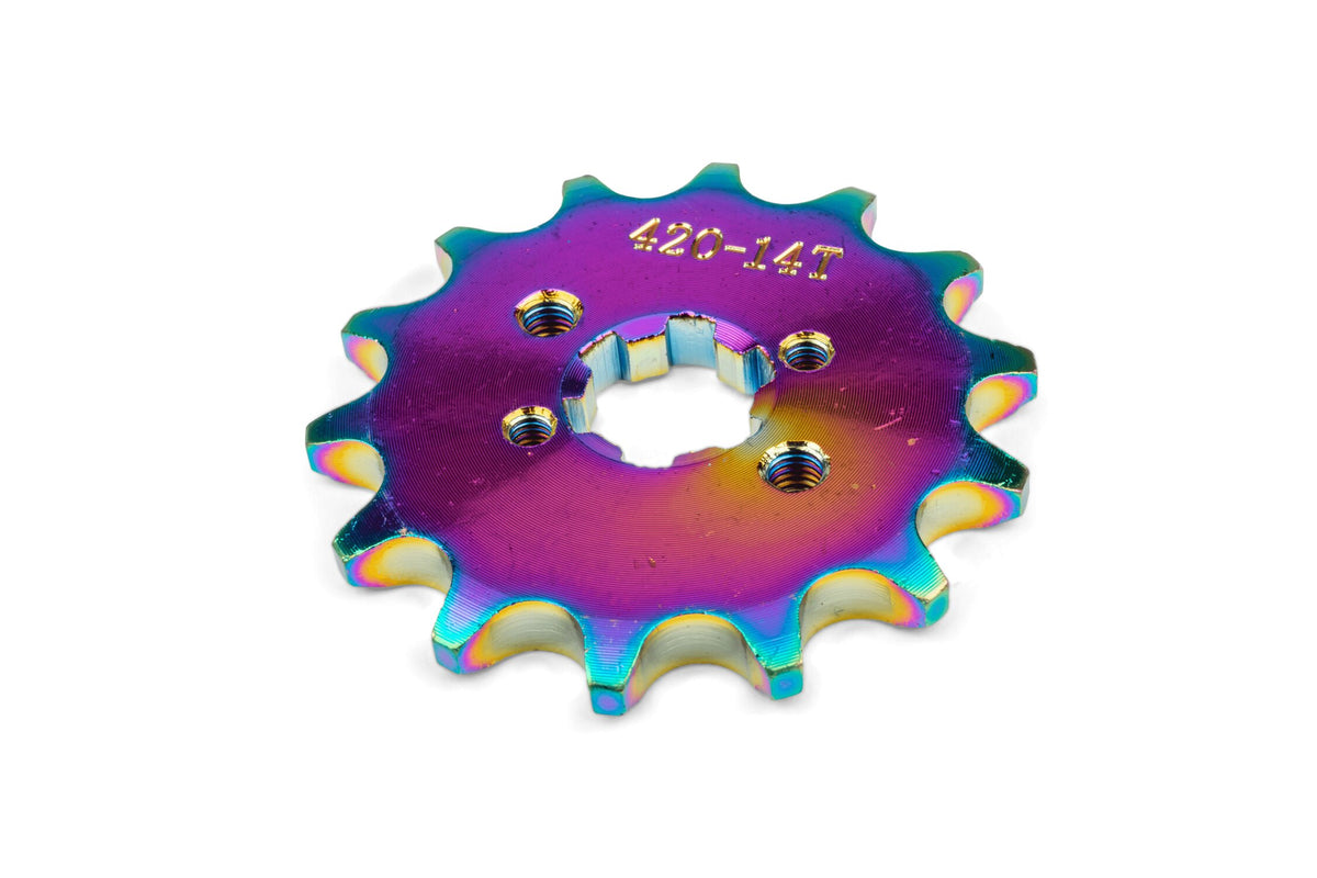 Front Sprocket 14 teeth 420 MotoForce Racing Derbi Neochrome