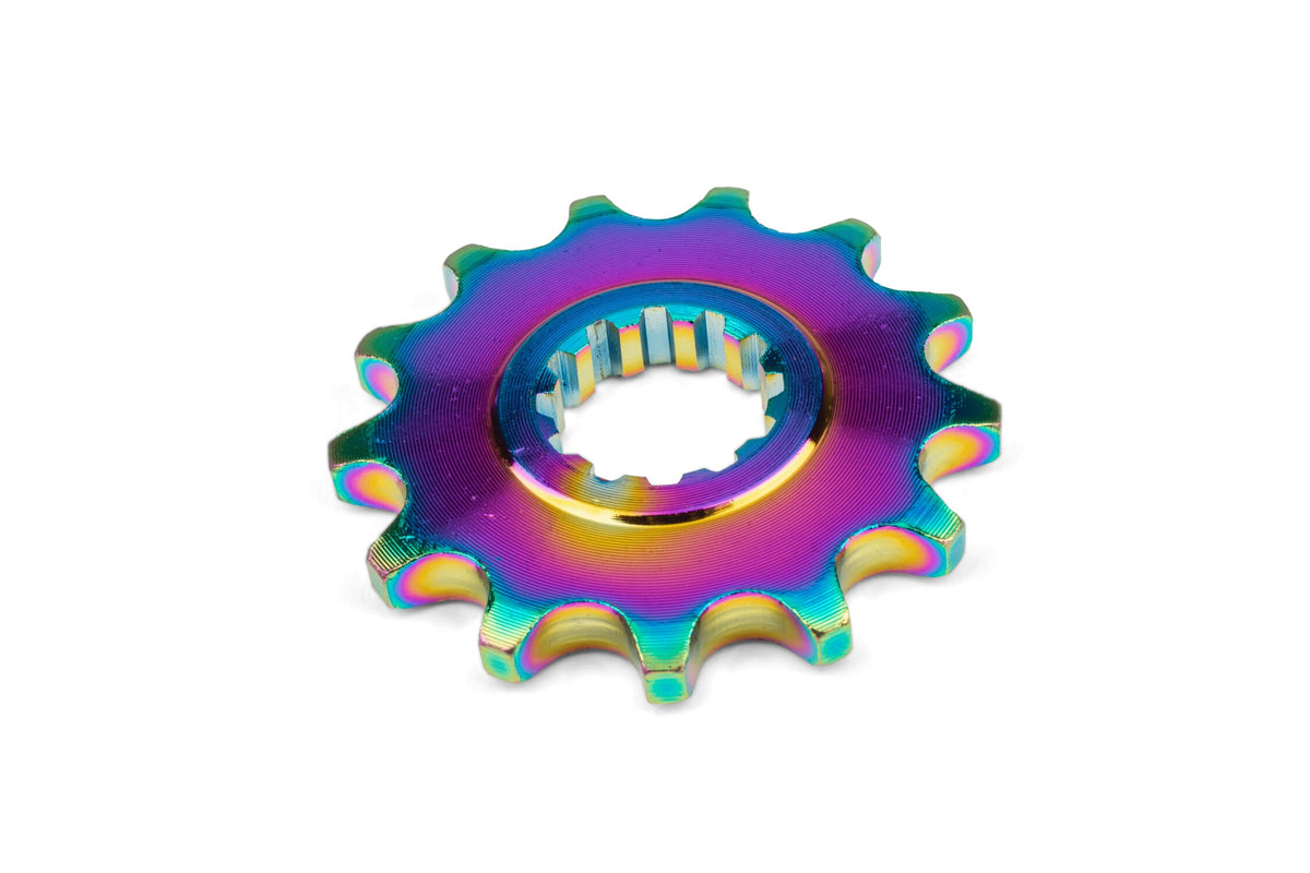 Front Sprocket 13 teeth 420 MotoForce Racing AM6 Neochrome