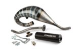 Exhaust Stage6 R/T 70 - 80 high-mount Derbi Black