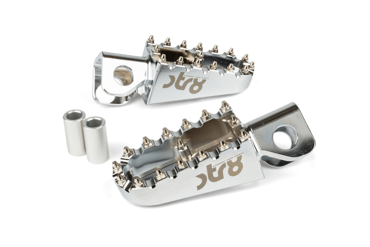 Footpegs STR8 MX Evo Derbi CNC Alu