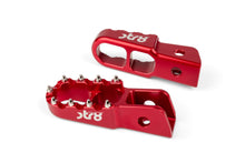 Passenger Footpegs STR8 MX Evo Derbi CNC Red