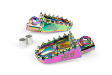 Footpegs STR8 MX Evo Rieju MRT CNC Neochrome