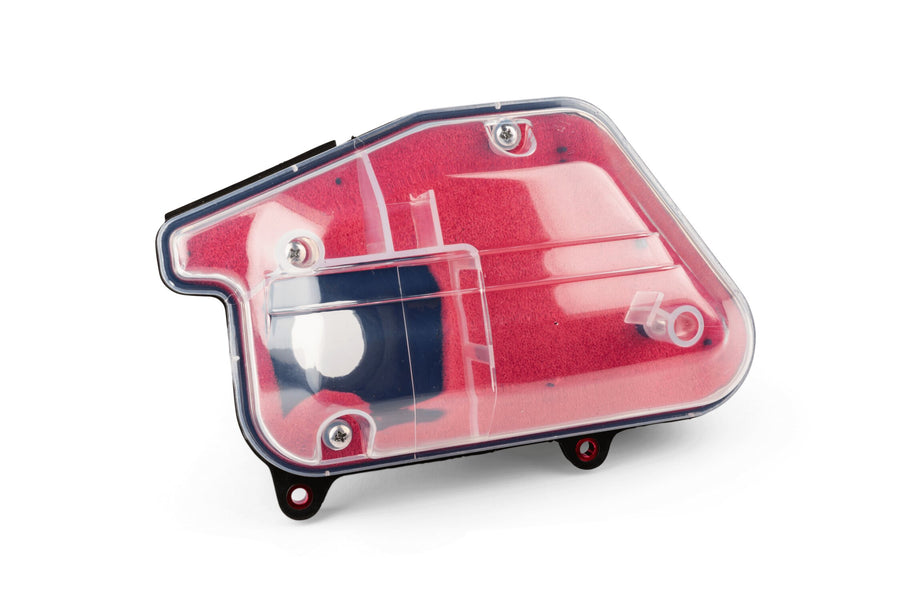 Air Filter Box transparent / red Yamaha BW's / Slider before 2004