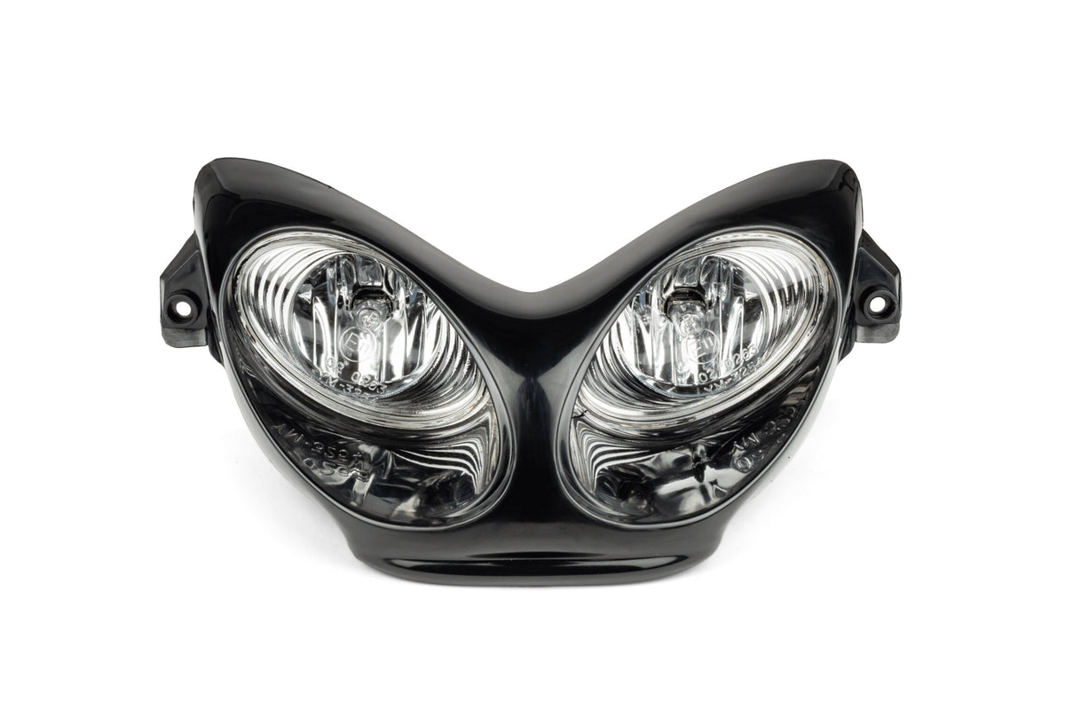 Twin Headlight STR8 Yamaha Aerox CAR-GLAS black